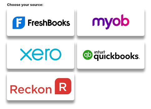 freshbooks-xero-reckon-myob-quickbooks-softwares